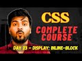 CSS display: Inline - Block | Mastering CSS: The Ultimate Guide for Web Developers #chapter23