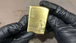 【ZIPPO】日系~吉卜力工作室-宮崎駿-紅豬-Savoia號圖案設計 NO.NZ-40