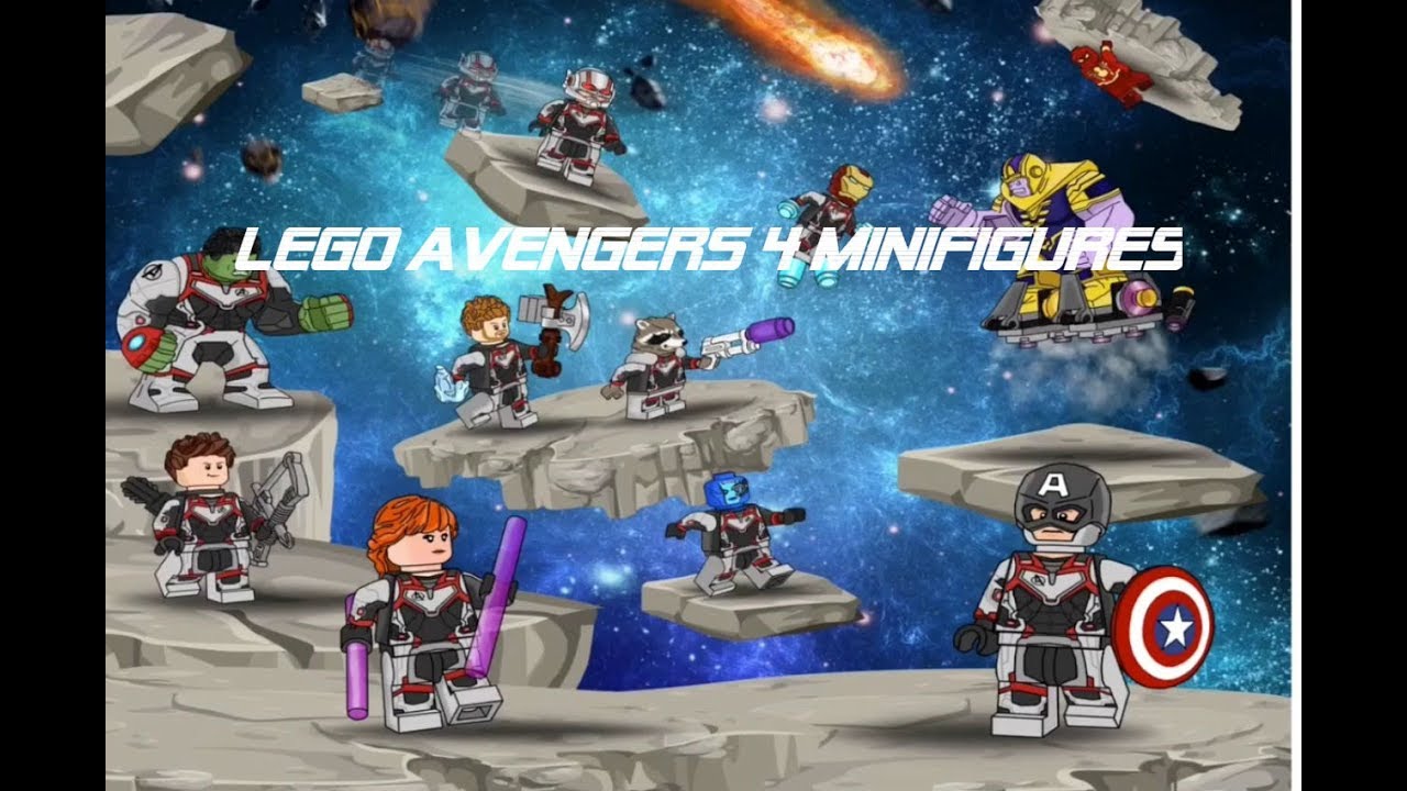 New Custom Lego Avengers 4 Minifigures - YouTube