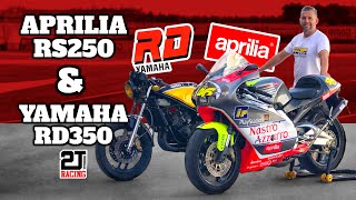 2T RACING #4 · APRILIA RS250 & YAMAHA RD350 • PARABALA