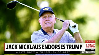 Jack Nicklaus Endorsed Donald Trump And Golf Announcers Are Losing Their Chill