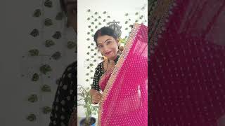 Meesho Haul| Meesho Saree haul |Saree Haul |Trending georgette lehriya bandhani Saree haul under 800