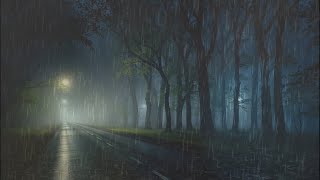 Rain Sounds For Sleeping - 99,9% Instantly Fall Asleep With Rain And Thunder Sound At Night