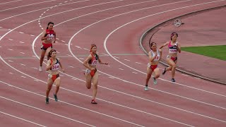 20240526 宮崎県高校総体 女子七種200ｍ決勝1・2組（ＨＤ）