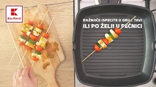 FitFoodie - Ražnjići  od tofua i tikvica