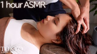 ASMR | 1hour head massage to promote sleepiness