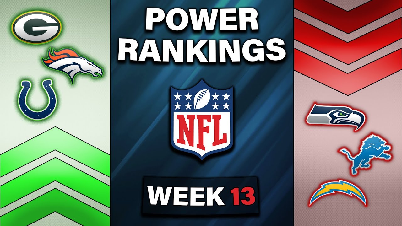 Week 13 NFL Power Rankings! - YouTube