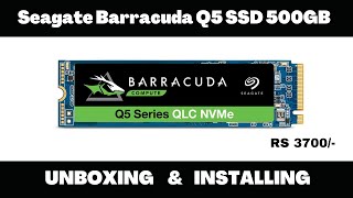 Seagate Barracuda Q5 SSD 500GB Installation | MSI B450m PRO-VDH MAX | JOHN TECH