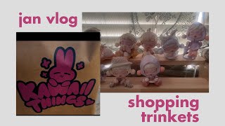 jan vlog | popmart unboxing PUCKY, SKULLPANDA, PEACH RIOT, JACKSON WANG