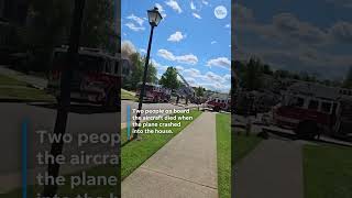 Two dead after plane crashes into Akron, Ohio home