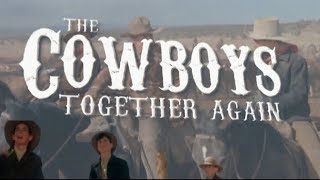 'Cowboys Together again'. Cast/Director reunion of Mark Rydell's 'The Cowboys' (1971)