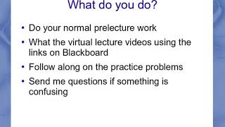 virtual lecture intro