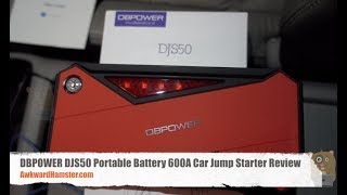 DBPOWER DJS50 Portable Battery 600A Car Jump Starter Review