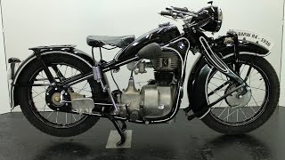 BMW R4 1936 400cc - vintage motorcycle - start up