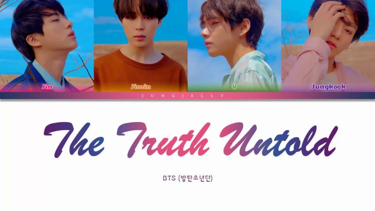 BTS 'The Truth Untold' Lyrics (방탄소년단 '전하지 못한 진심' 가사) [COLOR CODED HAM ...