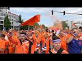 Sea of orange in Hamburg as Netherlands fans arrive for first Euro 2024 match | AFP