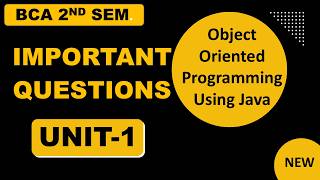 Important Questions bca sem 2 Object Oriented Programming Using Java | BJ Scholars