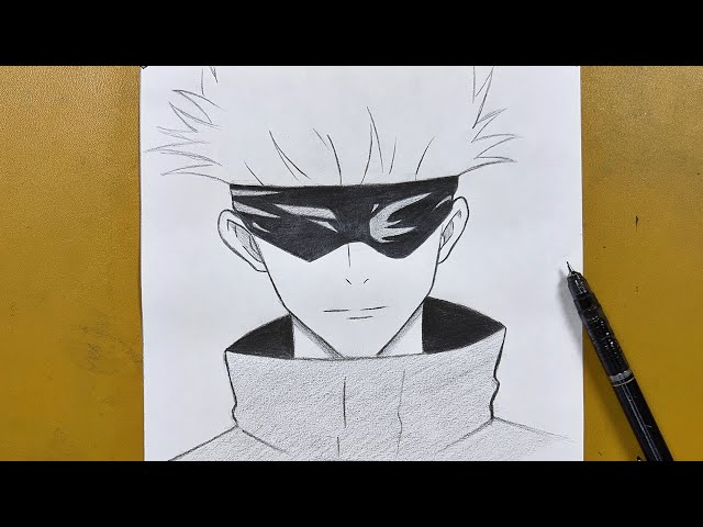 Anime Sketch How To Draw Gojo Satoru From The Movie 41 Off Anime Sketch How To Draw Gojo Satoru From The Movie 41 Off