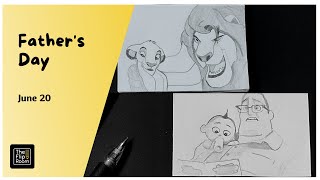 Flipbook | Father's Day | June 20, 2021 | Lion King Simba & Mufasa | The Incredibles | Disney Dads