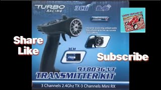 Ebay's $17 Turbo Racing 3ch 2.4ghz 91803G-VT Rc Radio Review