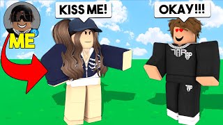 I Trolled TapWater By PRETENDING to Be His GIRLFRIEND... (Roblox Bedwars)