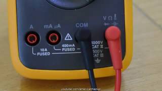 How To Use Digital Multimeter Fluke 17B+(1)