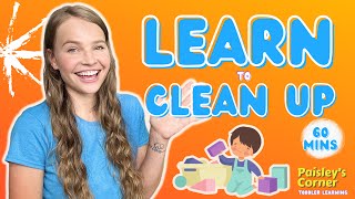 Learn to Clean Up for Toddlers | Best Toddler Learning Video | Educational Videos for Kids