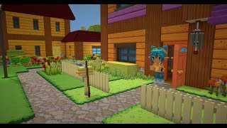 A game about farming Staxel Let's try