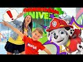 Marek meet and greet SpongeBob, Paw Patrol, and Ninja Turtles 🐢 in Nickelodeon Universe Theme Park