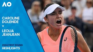 Caroline Dolehide v Leolia Jeanjean Highlights | Australian Open 2024 First Round