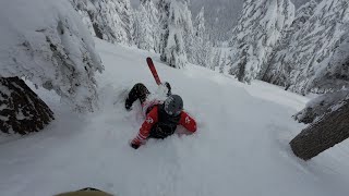 BEST DAY OF THE SEASON? WHITE PASS POW DAY!  #snowboarding #skiing #friends