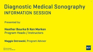 BCIT Diagnostic Medical Sonography – Online Info Session - March 2024