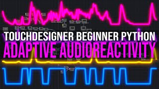 Flexible audio-reactivity tool - Python beginners - Touchdesigner Tutorial