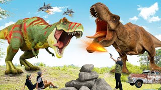 Dino Friends! | Best Dinosaur T-rex Attack 2023 | Jurassic Park Fan Made Movie | Dinosaur | Ms.Sandy