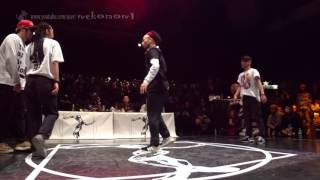 KENTO \u0026 CANDOO vs SHUN \u0026 KYOKA BEST4 HIPHOP SIDE / JUSTE DEBOUT JAPAN 2017