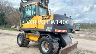 VOLVO ew140c 14ton used wheel excavator for sale