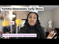 Yummy Hair Extensions Curly Wave Review | Real Tea Non-Sponsored | Traditional Sew-In