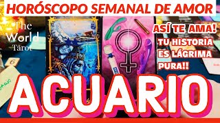 ACUARIO ♒ TREMENDA! QUIERO QUE SEAS MI ESPOSA Y ME AMES‼️😱HORÓSCOPO ACUARIO AMOR AGOSTO 2023❤️