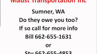 Maust Transportation Services LLC