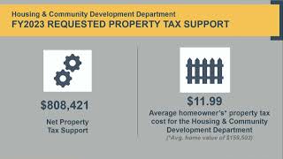 FY2023 Budget Hearing #3 | March 9, 2022