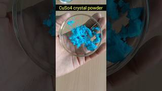Beautiful colour changing reaction using copper sulphate 😍😍#shortsvideo #viral