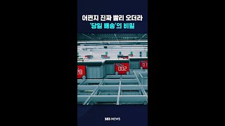 어쩐지 진짜 빨리 오더라…'당일 배송'의 비밀 #shorts