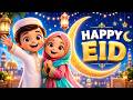 Eid Song for Kids 🌙 | Happy Eid Song 2026 🎉 | Arabic & English Kids Songs
