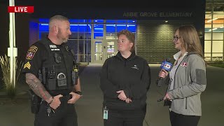 Ankeny Schools and Police Department participate in National Walk or Bike to School Day