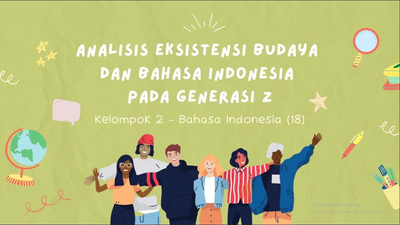 Analisis Eksistensi Budaya Dan Bahasa Indonesia Pada Generasi Z ...