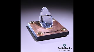 【石麥 SmileRocks】水滴形白水晶內含藍針 No.0427620122105