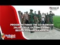 Program TMMD TNI AD Bangun Jalan Desa di Tangerang, Begini Penampakannya