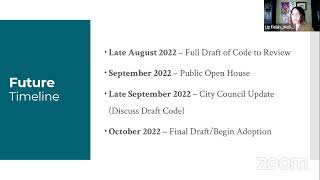 Zoning Code Update Work Session Council