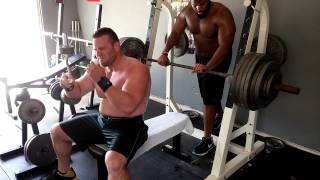 585 lb RAW bench press (265 kg) @ 276 lbs -  training set