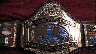 Real WWF Logoed Hulk Hogan 1986 Championship Wrestling Title Belt